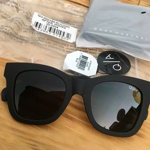 Quay after hours Black sunglasses